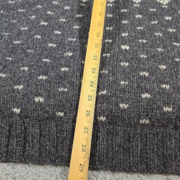 Hand Knit Wool Grandpa Sweater Mens L Safari Travel Chunky Vtg Banana Republic - Picture 10 of 11